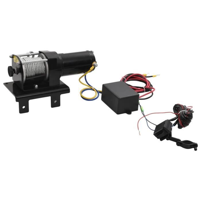 Treuil électrique 12V télécommande - 2700 kg