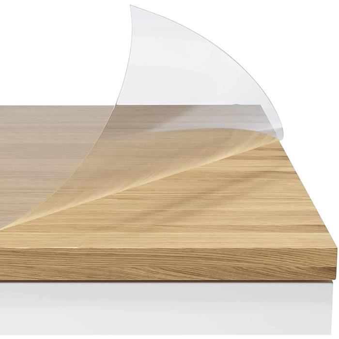 Nappe Transparente De Protection Nappe En Pvc Transparent Tapis  Antidérapant 1Mm Feuille De Plastique Transparent Couvre-Tabl[1113] -  Cdiscount Maison