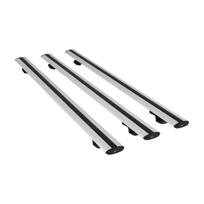 Compatible avec Volkswagen Taos 2021 Barres de Toit BASIC Modèle Railing Porte-Bagages de voiture 3 BARRAS GRIS