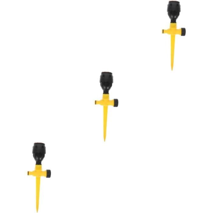 Ribimex Arroseur Cracheur Tête Seule – Secteur 0-360° – Portée Jusqu'à 23 M – Couverture 400 M² – Arrosage Efficace Jardin & Pelouse