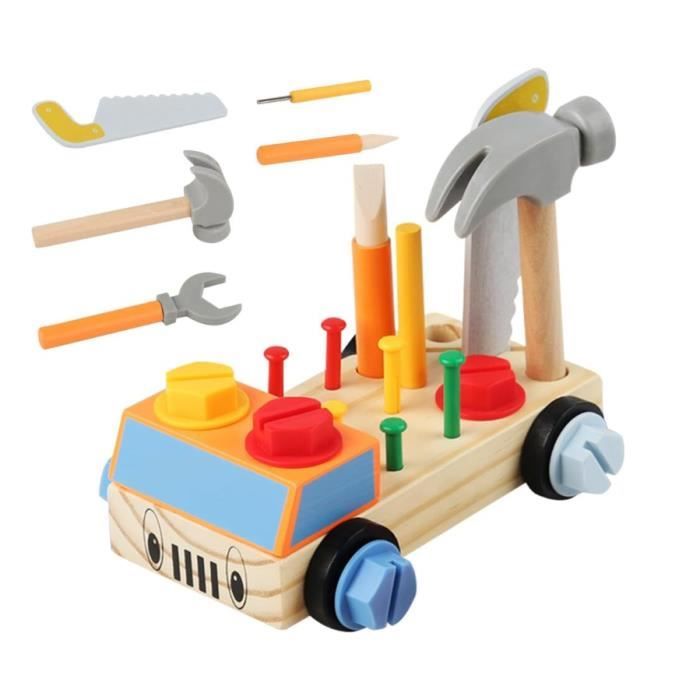 Jouet en Bois Jouet Enfant 2 Ans Outils Enfant pour Garcons Filles Outil Jeux Educatif Jouet Enfant Cadeau Noel pour Enfant