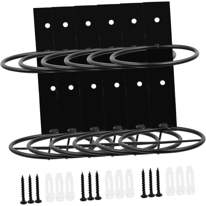 KEPMOGOH Rack À Vin Mural En Fer, Support Flottant De Présentation