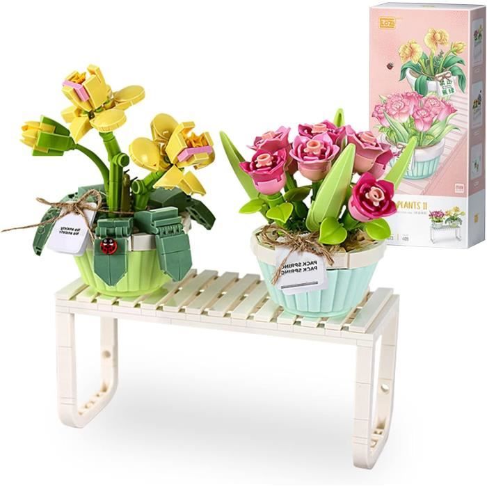 Jeu De Construction Bouquet De Fleurs En Boîte – DIY Déco Adultes Et Enfants