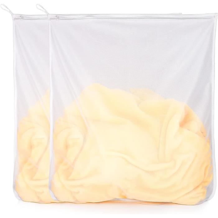 Filet à linge monobloc pour machine à laver, filet à linge avec cordon