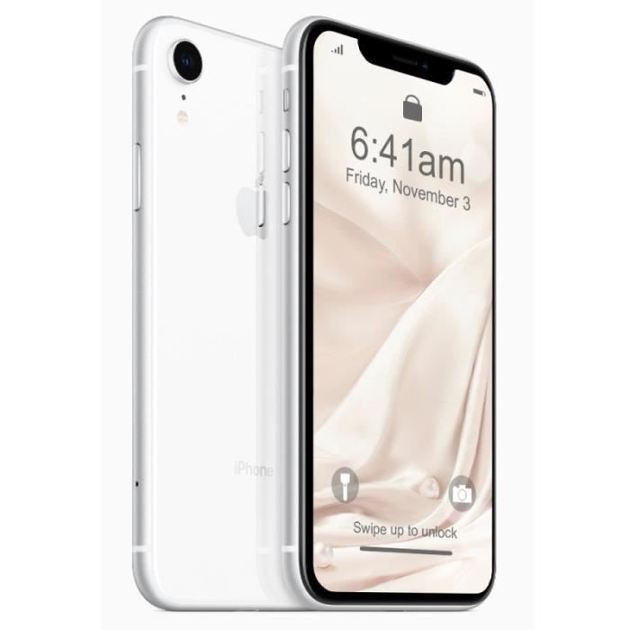 Apple Iphone Xr 64go Blanc Dual Sim Achat Smartphone Pas Cher Avis Et Meilleur Prix Cdiscount
