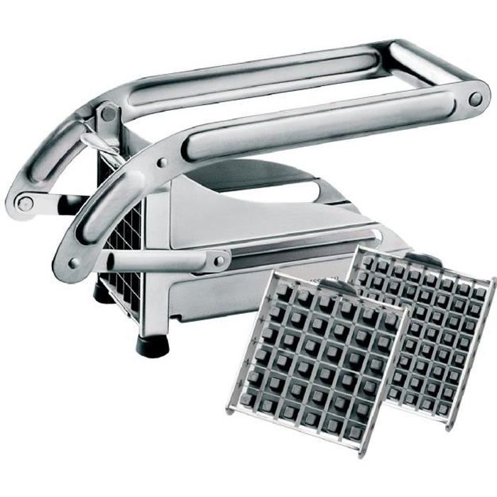 coupe frites inox 2 grilles cdiscount maison