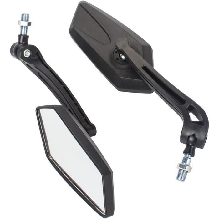 Rétroviseur Moto Universel EBTOOLS - Alliage Aluminium 8/10mm Pour Scooter Et Moto (Gauche)
