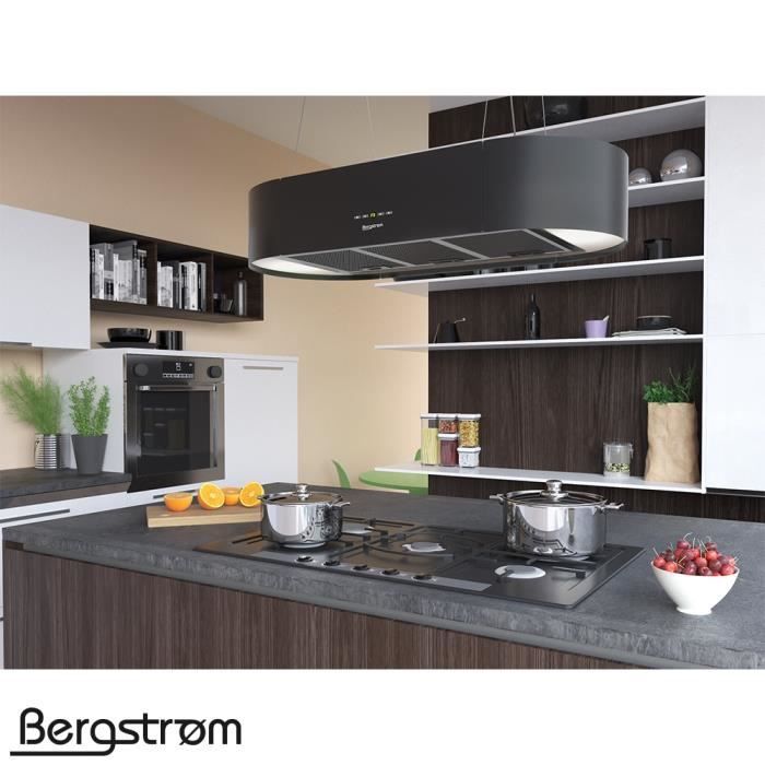 Hotte Aspirante Bergstrom Klaas En Ilot Ovale Suspension Libre Achat Vente Hotte Cdiscount