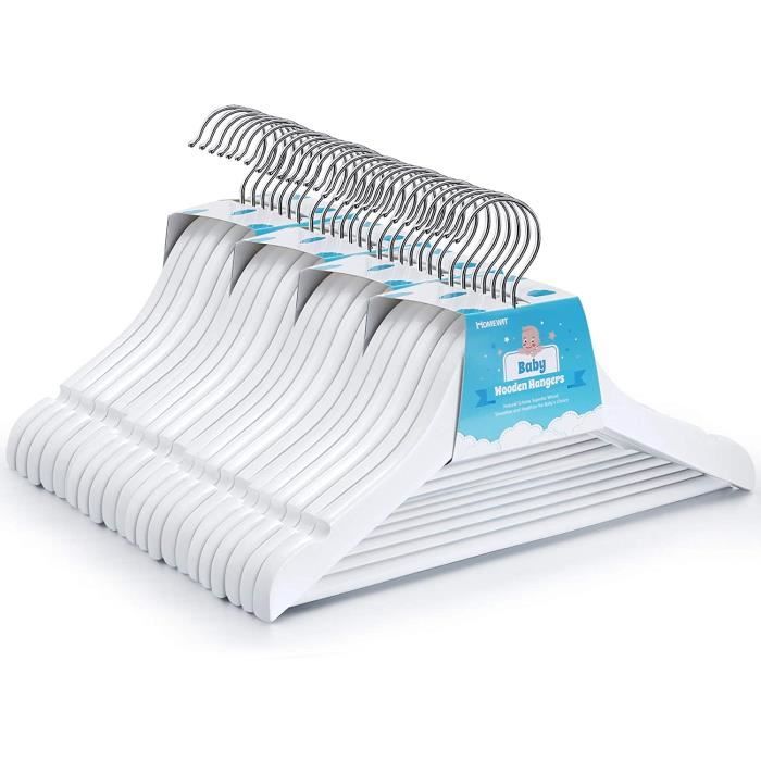 Homewit Cintres Blancs Pour Bebe En Bois Lot De 24 Cintre Enfant Bois Avec Encoches Et Barre Antiglisse Avec Encoches Pivot 278 Cdiscount Maison Homewit Cintres Blancs Pour Bebe En Bois Lot De 24 Cintre Enfant Bois Avec Encoches Et Barre Antiglisse Avec Encoches Pivot 278 Cdiscount Maison