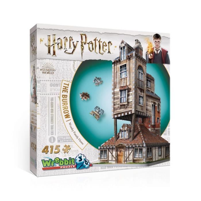Wrebbit Puzzle 3d Harry Potter Representant Le Terrier La