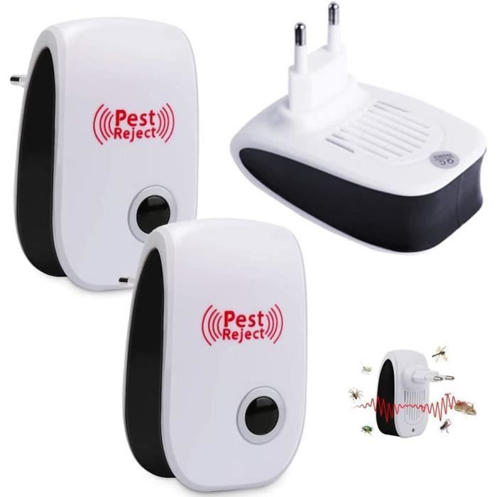 Répulsif à Ultrasons Contre Les Insectes Anti-rongeurs Répulsif à Ultrasons pour Parasites Anti Moustique Ultrason Anti Mouches