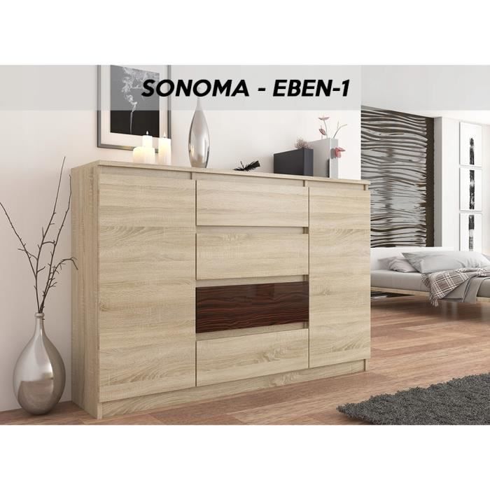 Porto S1 Commode Style Moderne Meuble Rangement Chambre Salon