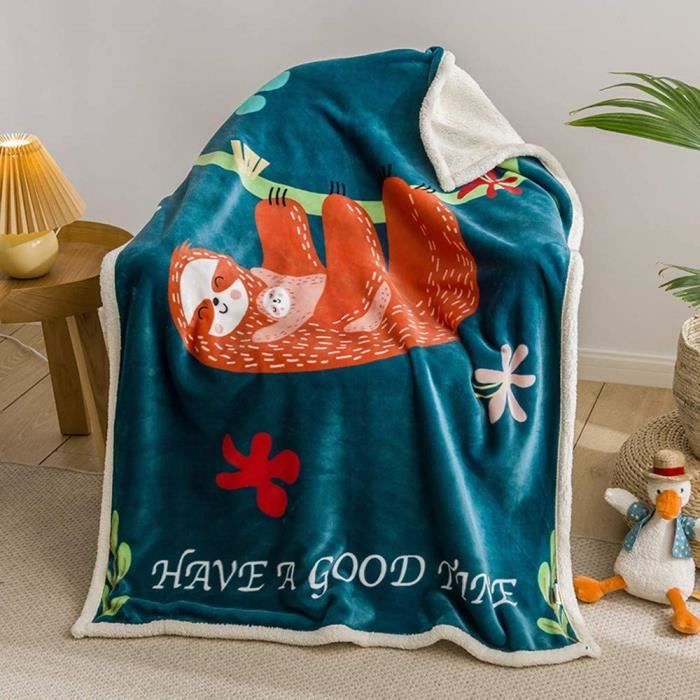 70x140cm Couverture Bebe Fille Garcon Naissance Couverture De Dessin Anime Epaisse A Double Couche Pour Baby Berceau Landau 90 Cdiscount Maison
