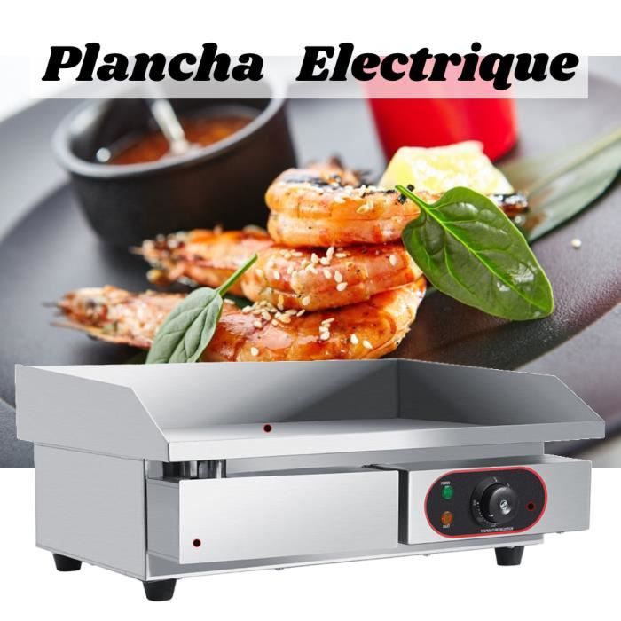 3000W BBQ Plancha Electrique Chauffante Griddle Inox Plaque Barbecue 