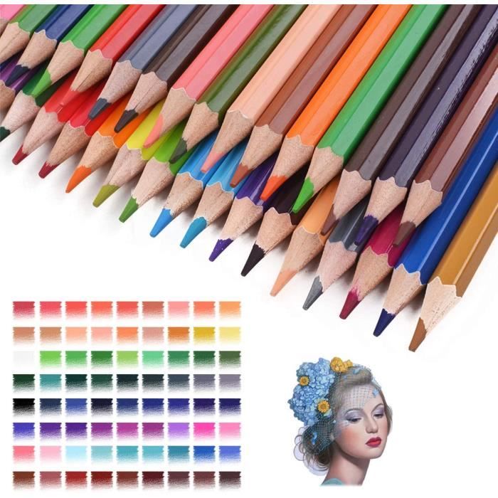 Acheter 208 pièces/ensemble Crayons à colorier dessin Crayons ensemble  fournitures scolaires multicolore enfants peinture cadeaux