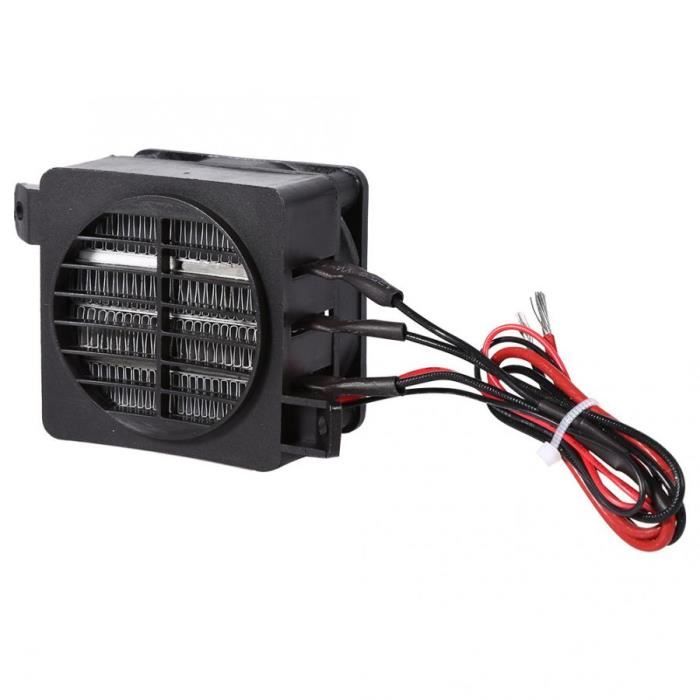 Gugxiom 100W 12V PTC Car Air Heater,Mini Chauffage Portable avec Fonction  Thermostat Automatique d'économie d'énergie pour Voiture Petit Espace  Bureau