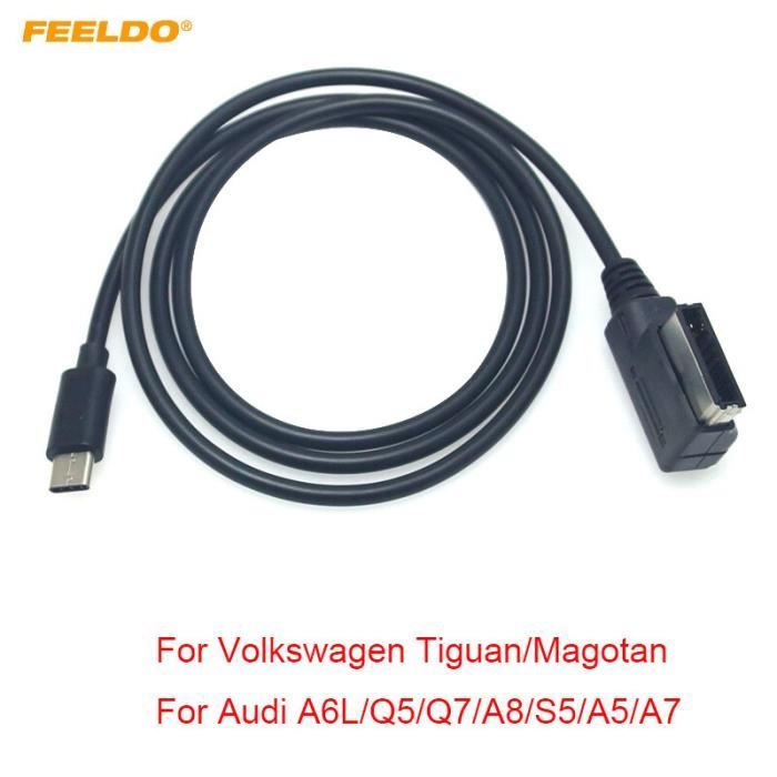 Câble Adaptateur MDI MMI AUX 3,5mm Pour Audi A3 A4 A5 A6 A8 Q5 Et VW - Interface Audio Musique Android IPhone