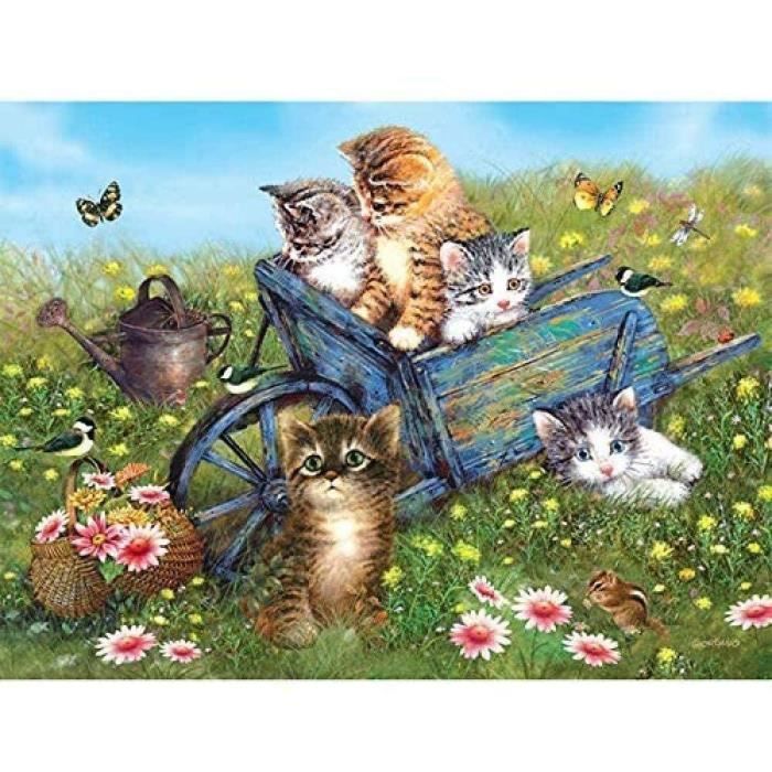 Diamond Painting Kit Peinture Diamant 5D Aigle - 30x40 Cm - Broderie Strass Complète - Décoration Murale Salon/chambre Kit Broderie Cristal