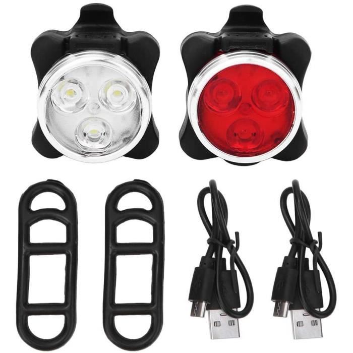 Imperméable Vélo Avant USB Rechargeable 300 Lumens XPG Lumière Perle Imperméable Vélo Avant USB Rechargeable 300 Lumens XPG Lumière Perle