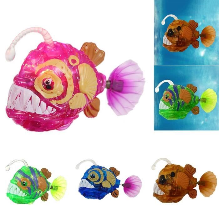 Lot De 5 Poissons Robot Lumineux - Jouet De Bain Électrique Pour Enfants Et Chats - Nage Automatique Dans L'Eau, Piles Incluses Petit Poisson Nageur Lot De 5 Poissons Robot Lumineux - Jouet De Bain Électrique Pour Enfants Et Chats - Nage Automatique Dans L'Eau, Piles Incluses Petit Poisson Nageur