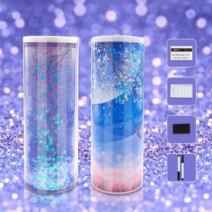 Trousse A Crayons Scolaire - Motif Panda Mignon, Etui A Crayon Studio 2, Avec Grille, Durable