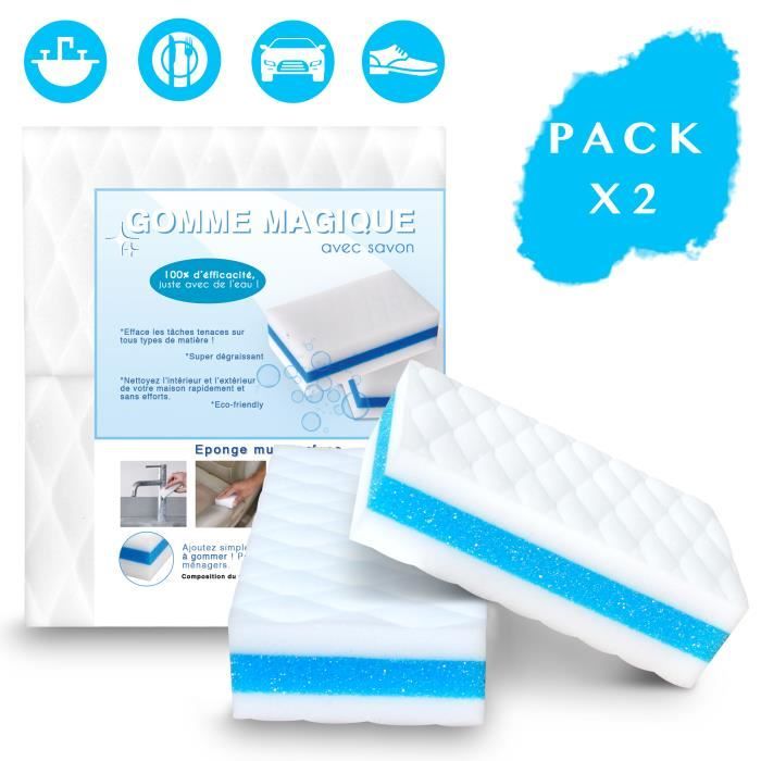 Eponge Magique Bravo Alfred Avec Savon Integre Lot De 2 Eponges