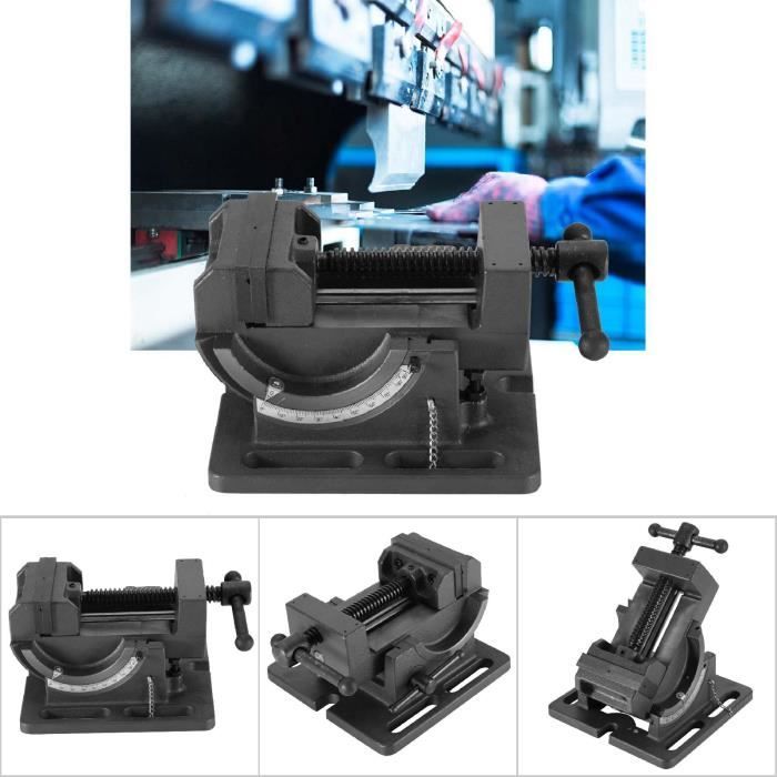 WXS étau inclinable Étau pour perceuse à colonne inclinable Pince de