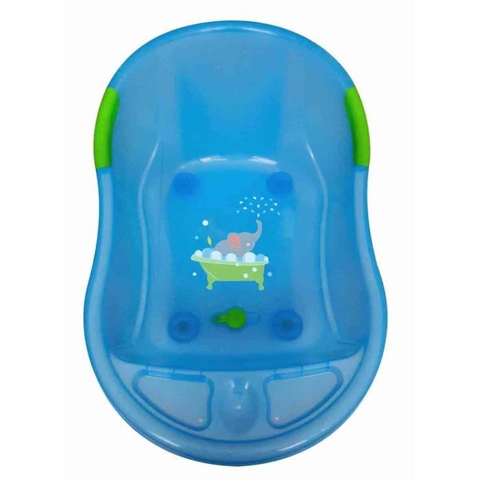 Dbb Remond Baignoire Bebe Decor Elephant Bleu Translucide Cdiscount Puericulture Eveil Bebe