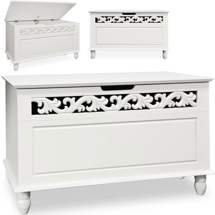 Coffre de rangement bois