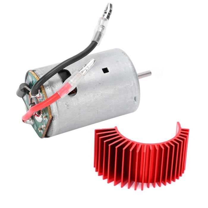 MechKit Moteur à Balais 540 35T Pour Voiture RC Crawler – Avec Dissipateur Bleu, Compatible Axial SCX10