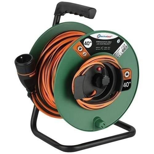 Enrouleur jardin électralock ELECTRALINE - 3x1.5 - 40 m