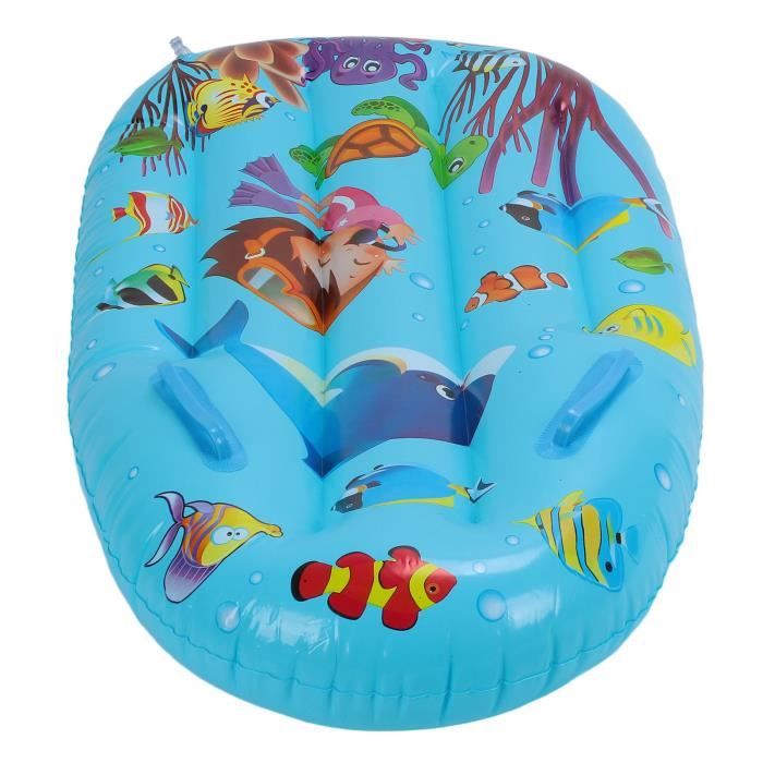 Bodyboard Gonflable Pour Enfant – 110 X 40 Cm, PVC Résistant, Avec Fenêtre D'observation, 2 Poignées – Pour Piscine, Plage Et Lac
