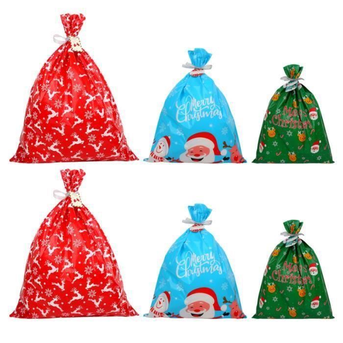 300 Sacs Cadeaux De Noël A5 - Motifs étoiles Multicolores - Papier Solide - Pour Emballages Festifs