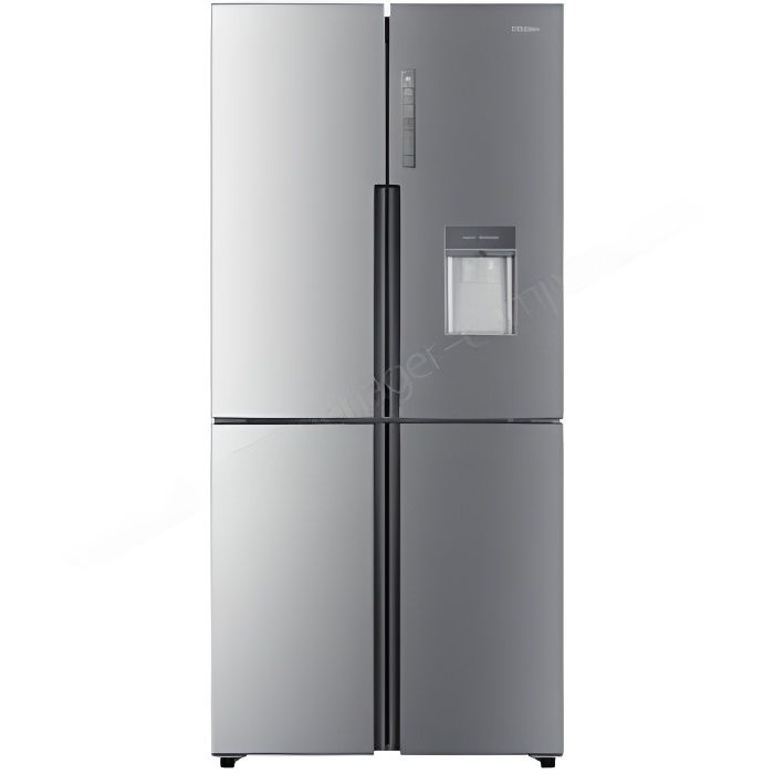 Réfrigérateur multiportes HAIER - 312L + 154L - ARGENT - RTG684WHJArgent - Argent