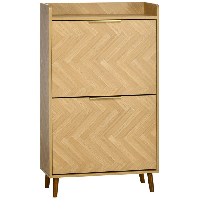 HOMCOM - Meuble à chaussures - Panneaux de particules - 70x30x120cm - Bois naturel HOMCOM - Meuble à chaussures - Panneaux de particules - 70x30x120cm - Bois naturel