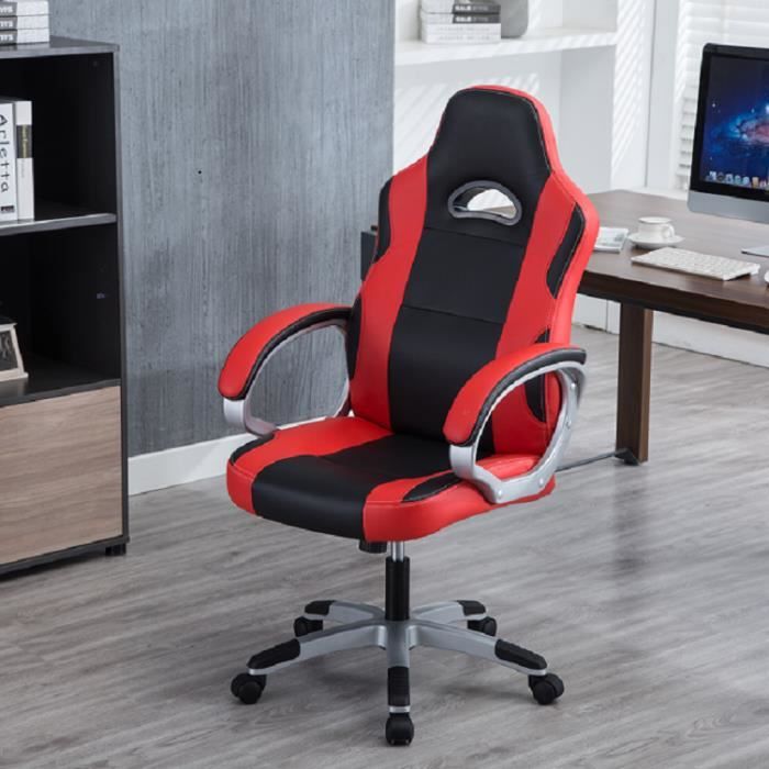 Iwmh Chaise De Bureau Fauteuil De Bureau Racing Sport Noir Rouge Rembourrage Epais Hauteur Reglable Intimate Wm Heart Achat Vente Siege Gaming Soldes Sur Cdiscount Des Le 20 Janvier Cdiscount