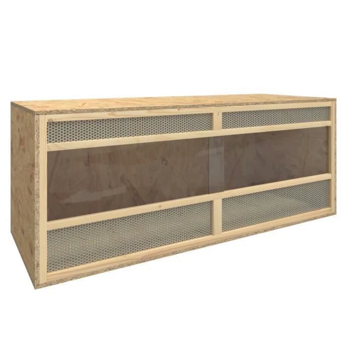 Meilleurs prix pour Terrarium - KEENSO - Bois d'ingénierie - 120x50x50 cm - Reptile
