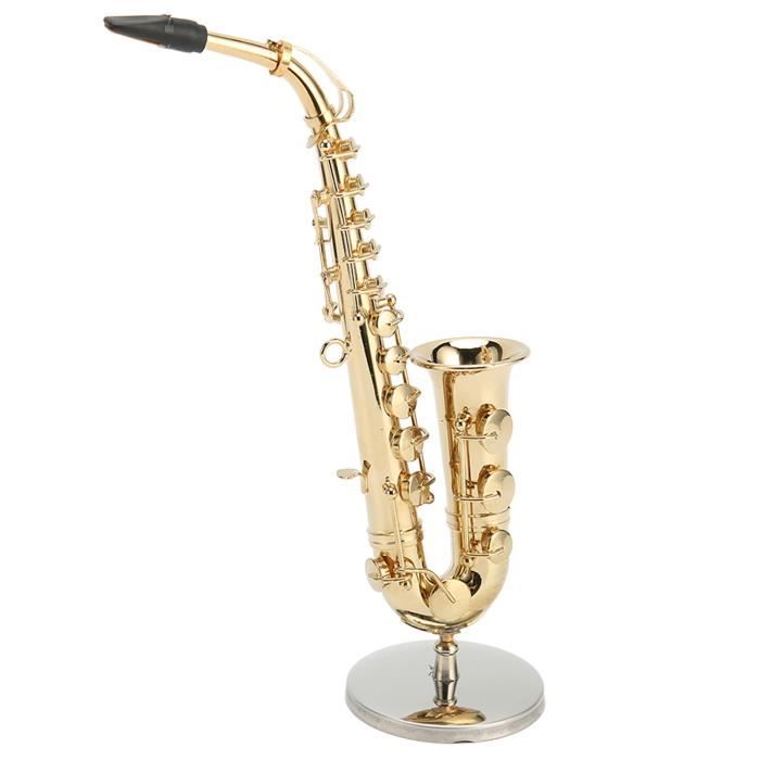 KIMISS Modèle de saxophone alto Mini saxophone alto ornement