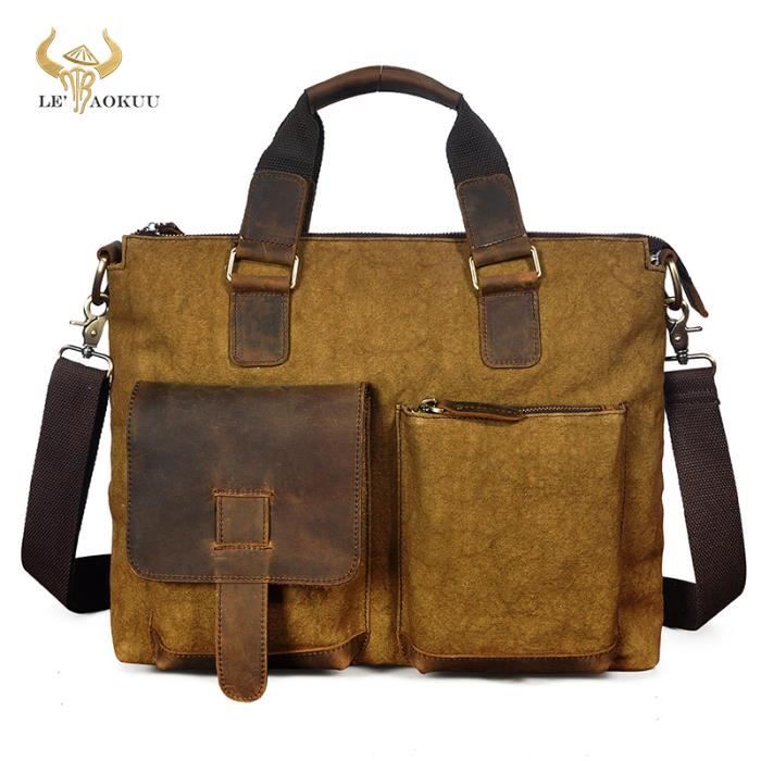 Mallette en cuir pour homme sales