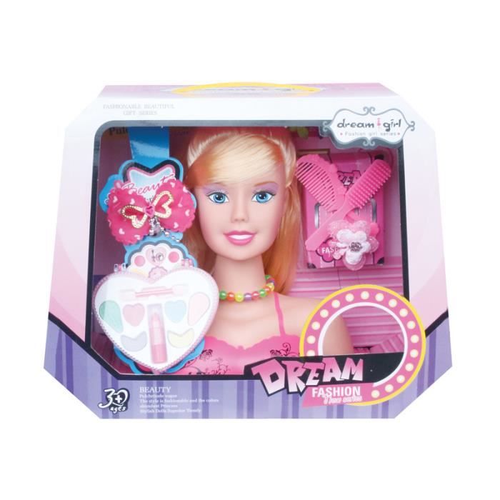 Cadeau Fille Anniversaire Noël Tête De Poupée Coiffure Cheveux Blonds Just Play - 35 Accessoires Colorés, Avec Sèche-cheveux à Piles - Jouet Pour Fille 3 Ans Et Cadeau Fille Anniversaire Noël Tête De Poupée Coiffure Cheveux Blonds Just Play - 35 Accessoires Colorés, Avec Sèche-cheveux à Piles - Jouet Pour Fille 3 Ans Et