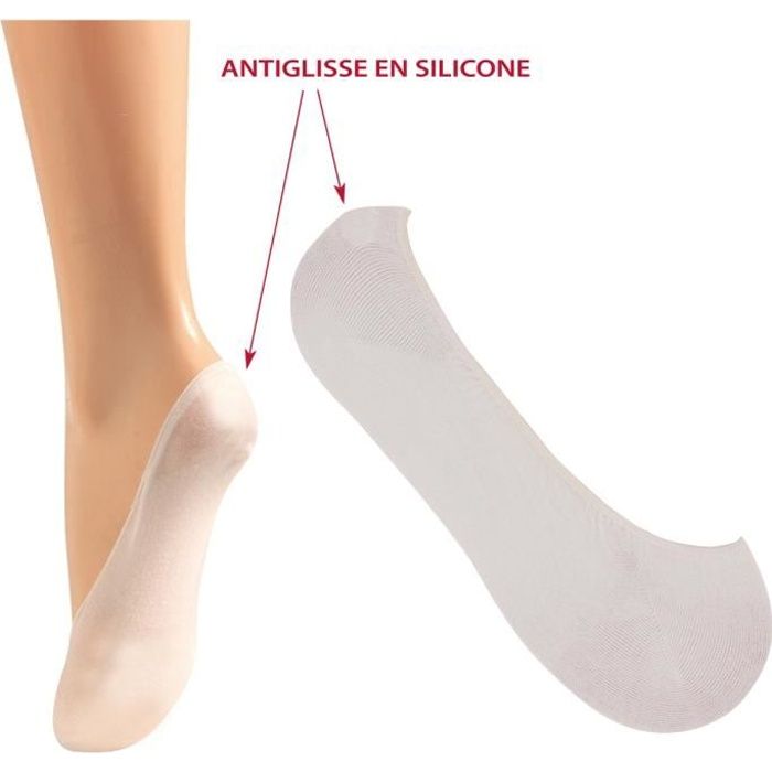 Socquettes Courtes Respirantes en Coton avec Silicone Antidérapant Ueither Chaussettes Basses Invisibles pour Homme