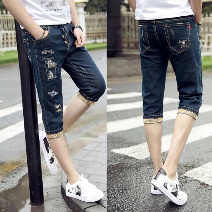 Pantalon court skinny homme online