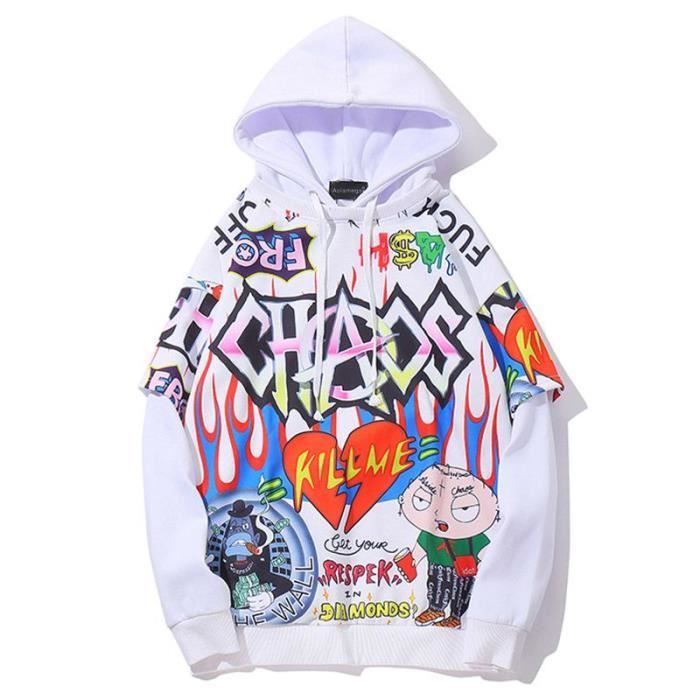 Pull a capuche hot sale stylé