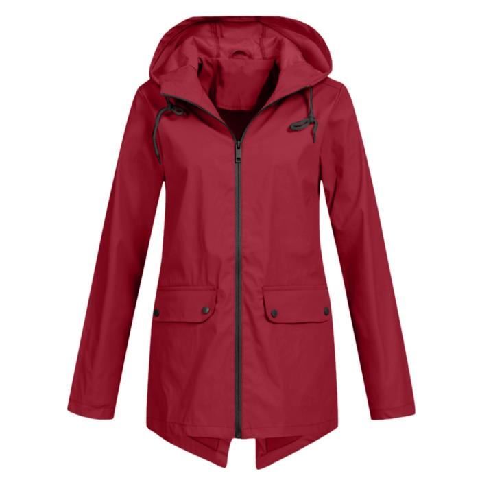 Manteau Garcon 12 Ans Vêtement Mi-saison Enfant Coupe-Vent Imperméable Fille YoungSoul - Manteau Pluie Enfant Imprimé Avec Capuche - Taille 110 à 150 Coupe Vent Enfant Fille Manteau Enfant Garcon