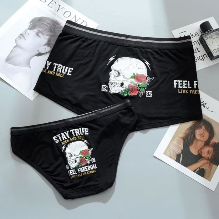Culotte en coton a motif de flamant rose pour homme et femme Marque Modele Blanc Mixte Blanc Cdiscount Pret a Porter