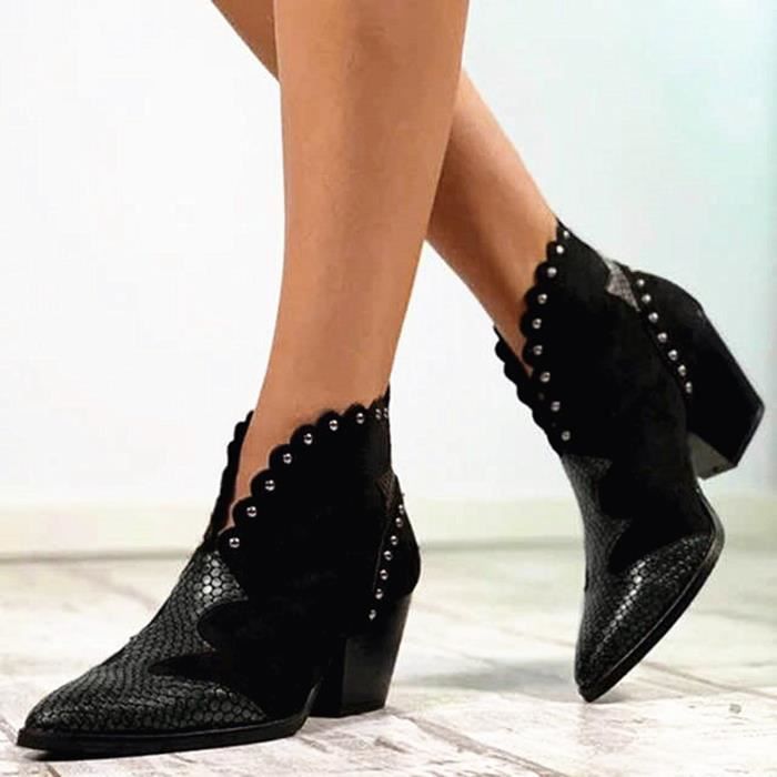 Bottines bout pointu femme store