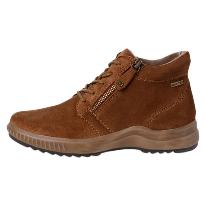 Basket shop cognac femme