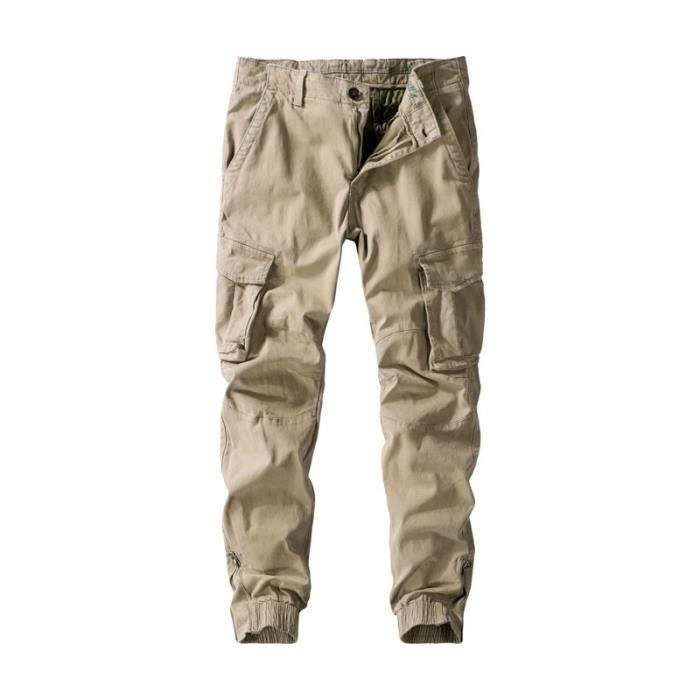 Pantalon Cargo Homme Tactique - Militaire Randonnée Chasse - Stretch Extensible Poches Multiples - Travail Extérieur