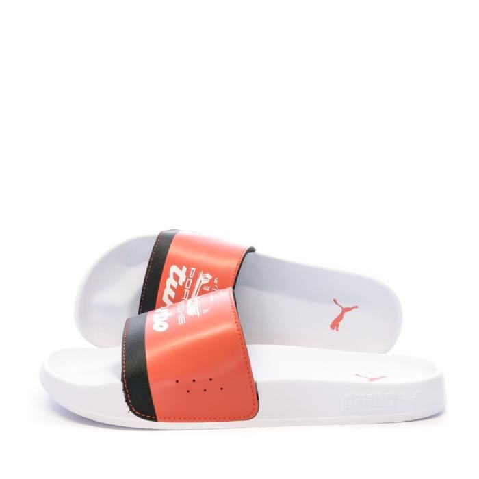 Claquette top puma rouge