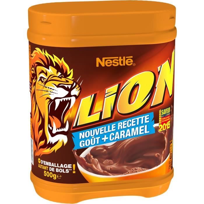 NESTLE LION POUDRE INSTANTANEE CHOCOLAT CARAMEL 500G - Cdiscount Au